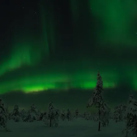North Sky By In Lapland * Levi
