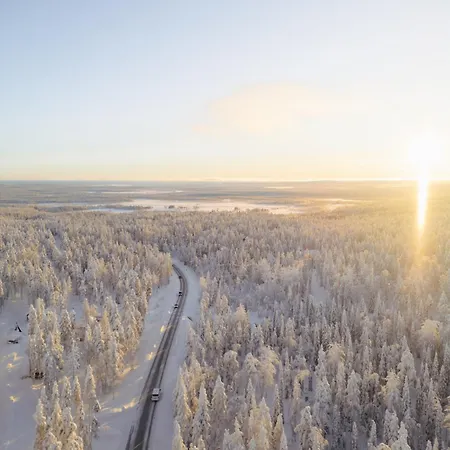 North Sky By In Lapland *